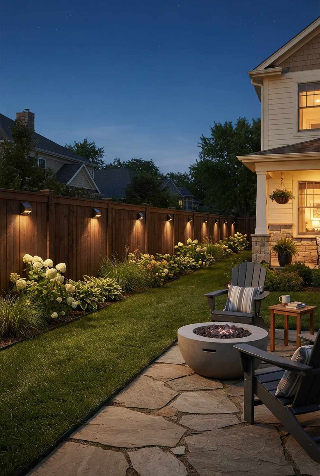 solar fence panel lights
