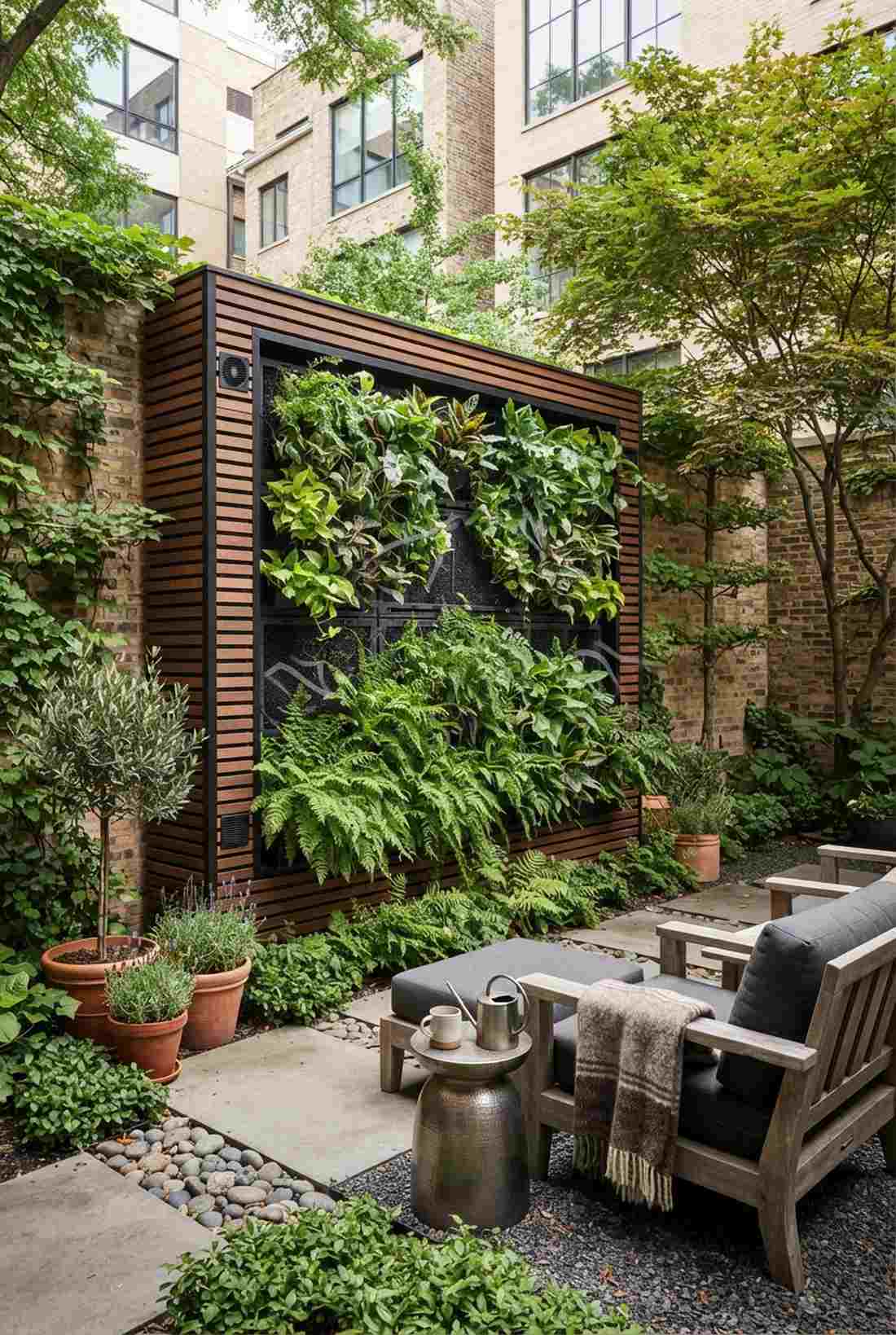 stackable planter box columns