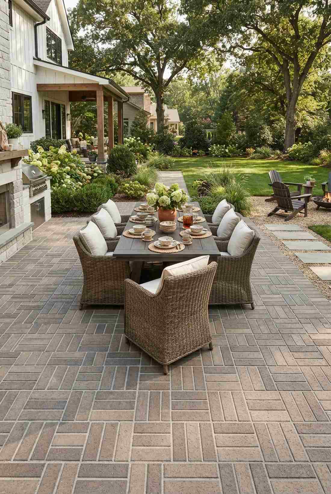 three to one basket weave