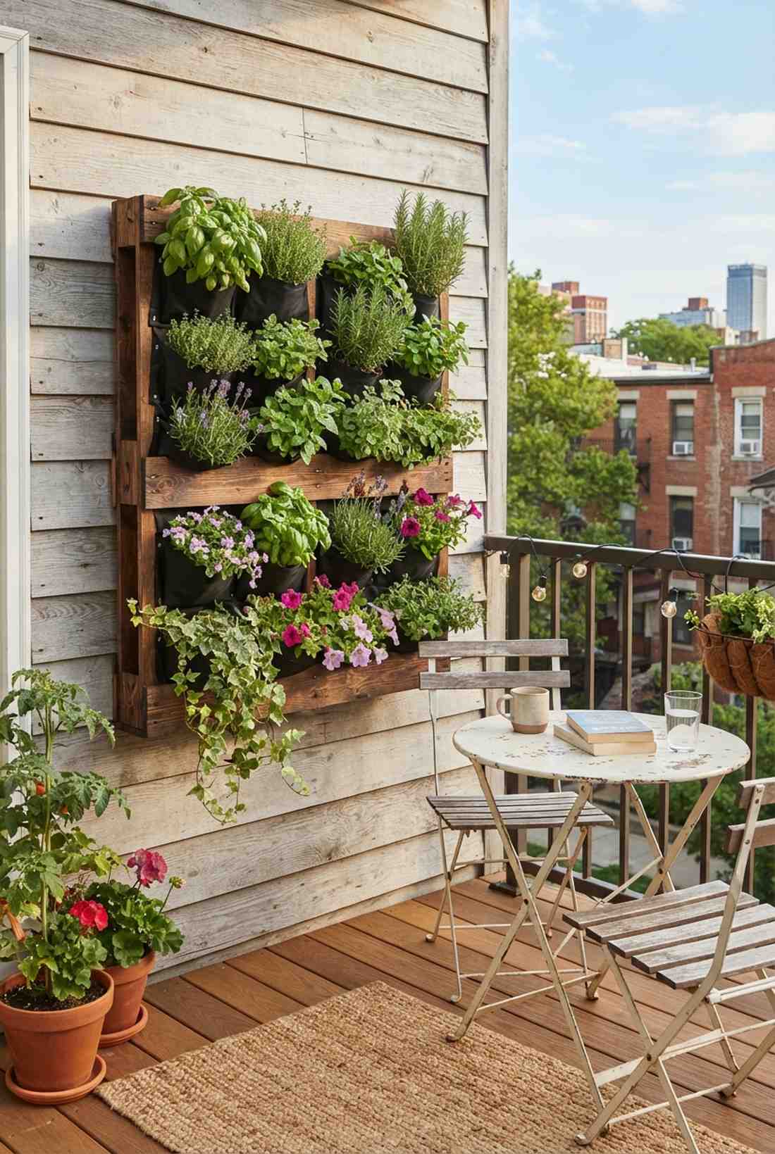 vertical pallet gardens