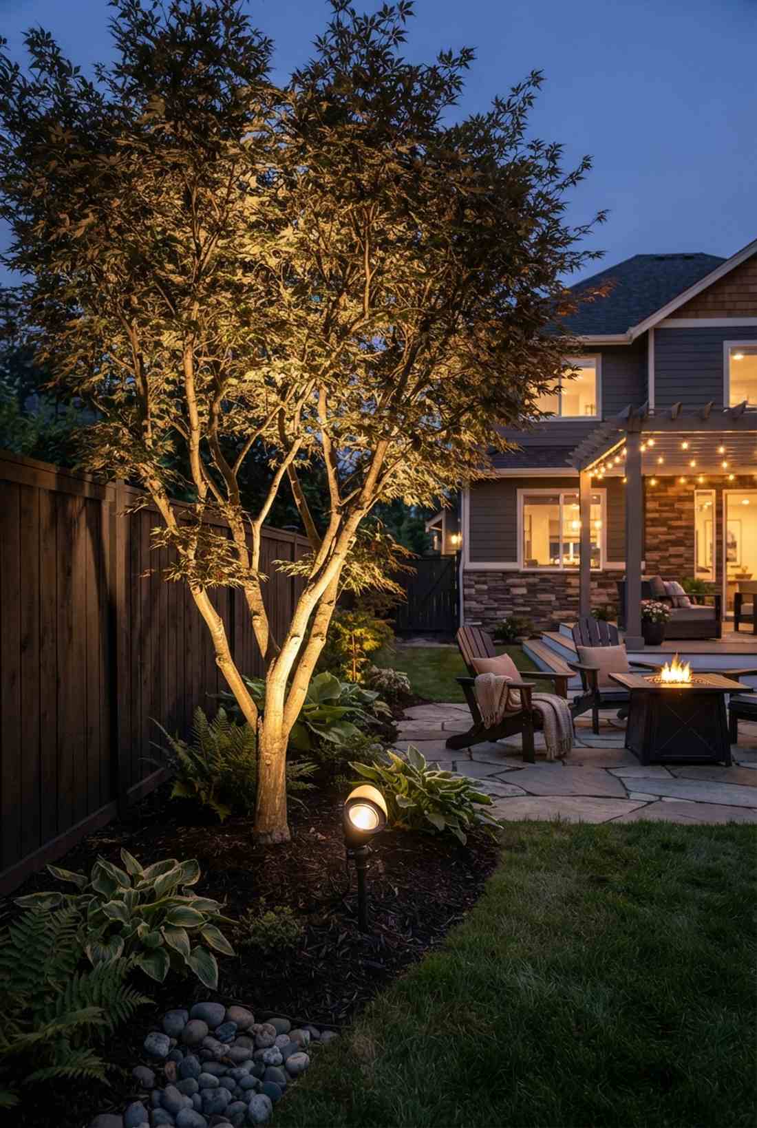 uplighting specimen plants