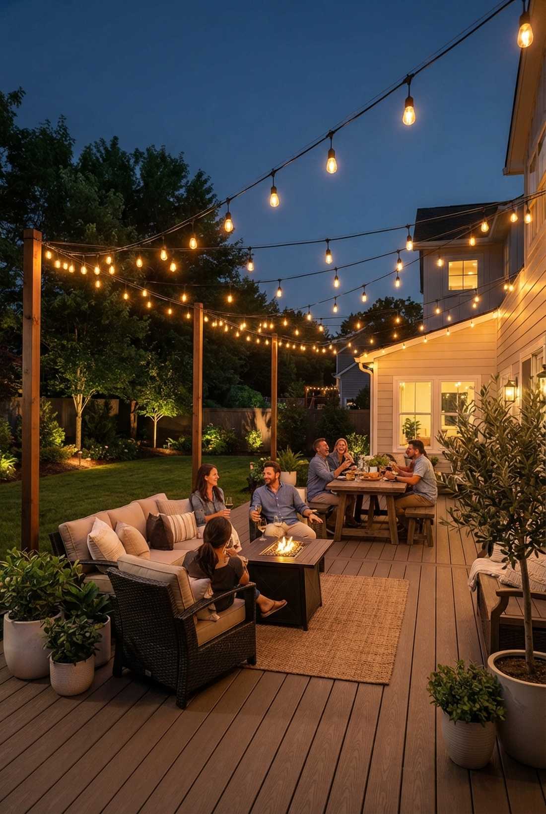 string light canopy