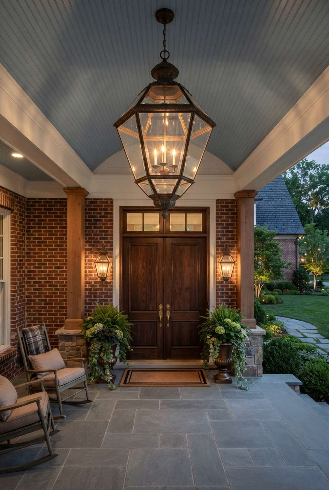 aged bronze pendant lanterns