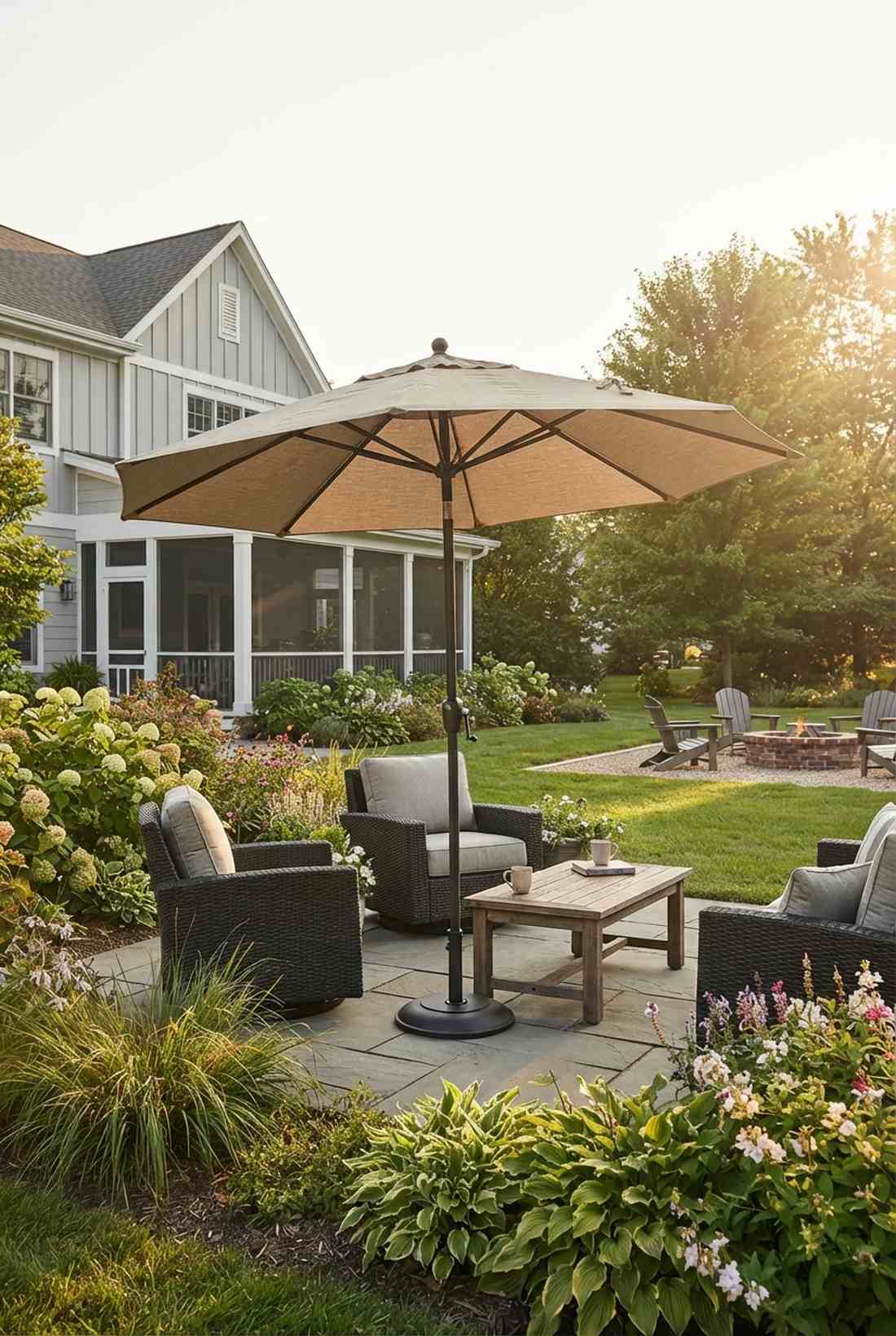 auto tilt market umbrella