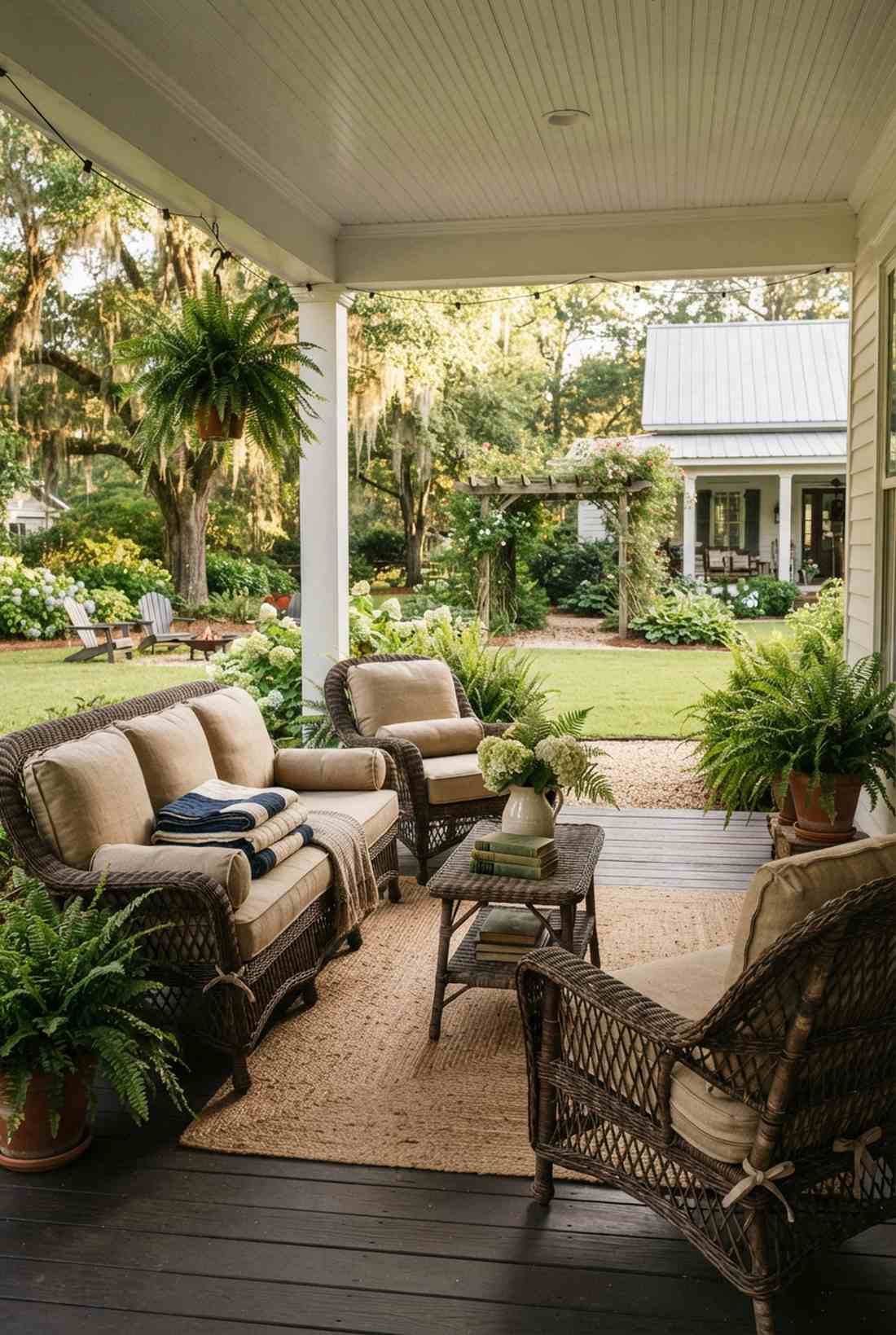 canvas duck cloth traditional porch cushions