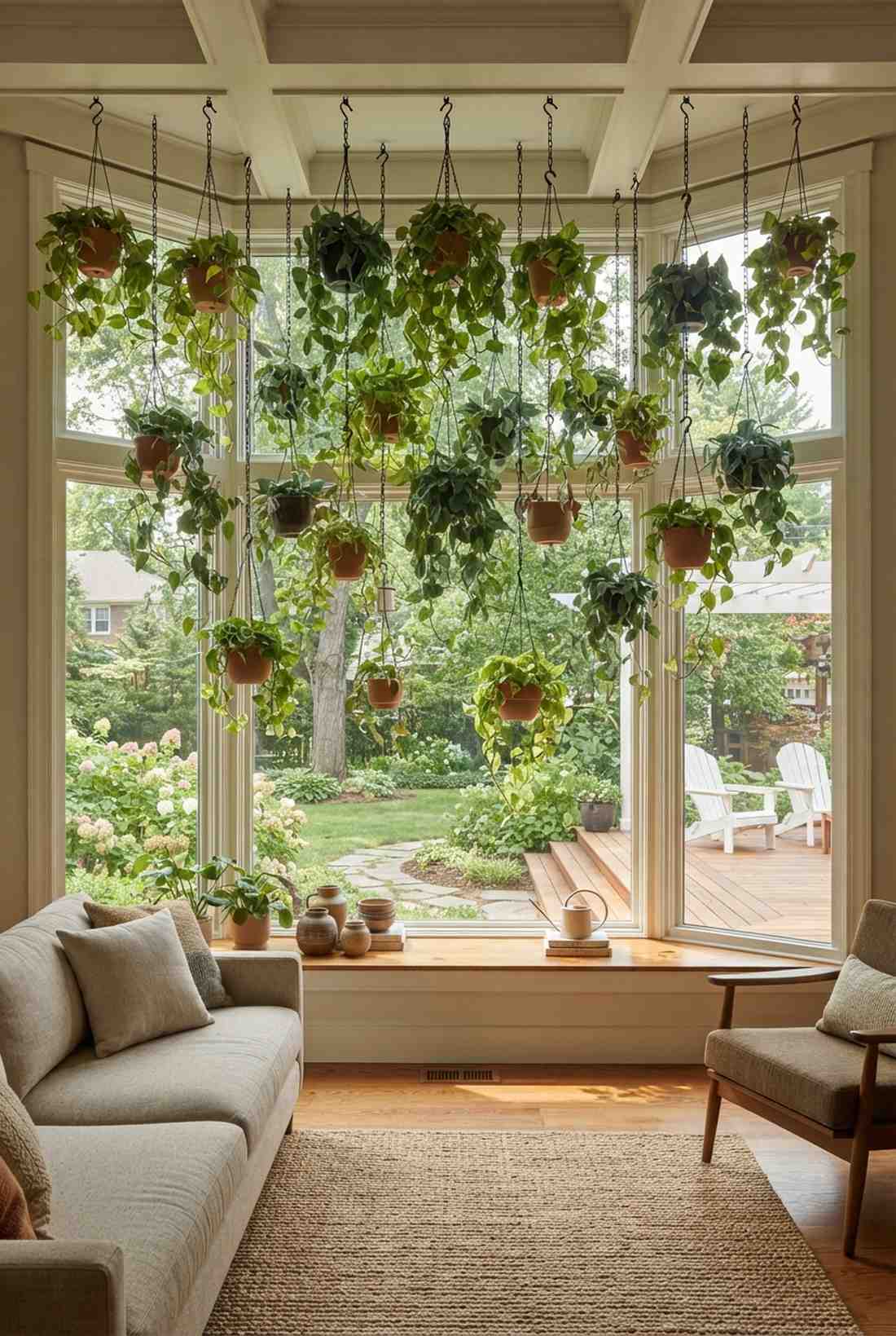 ceiling to window cascades