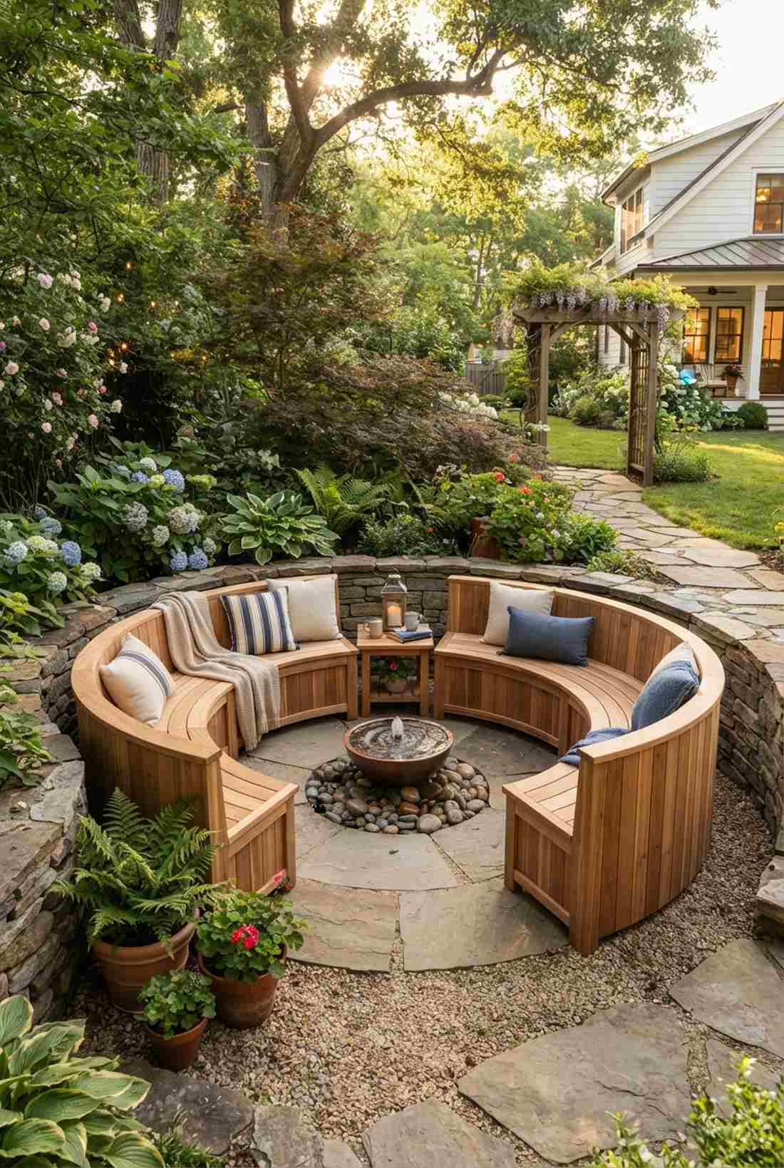 crescent moon conversation nook
