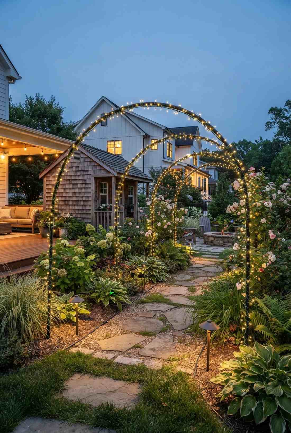 curved arc installation