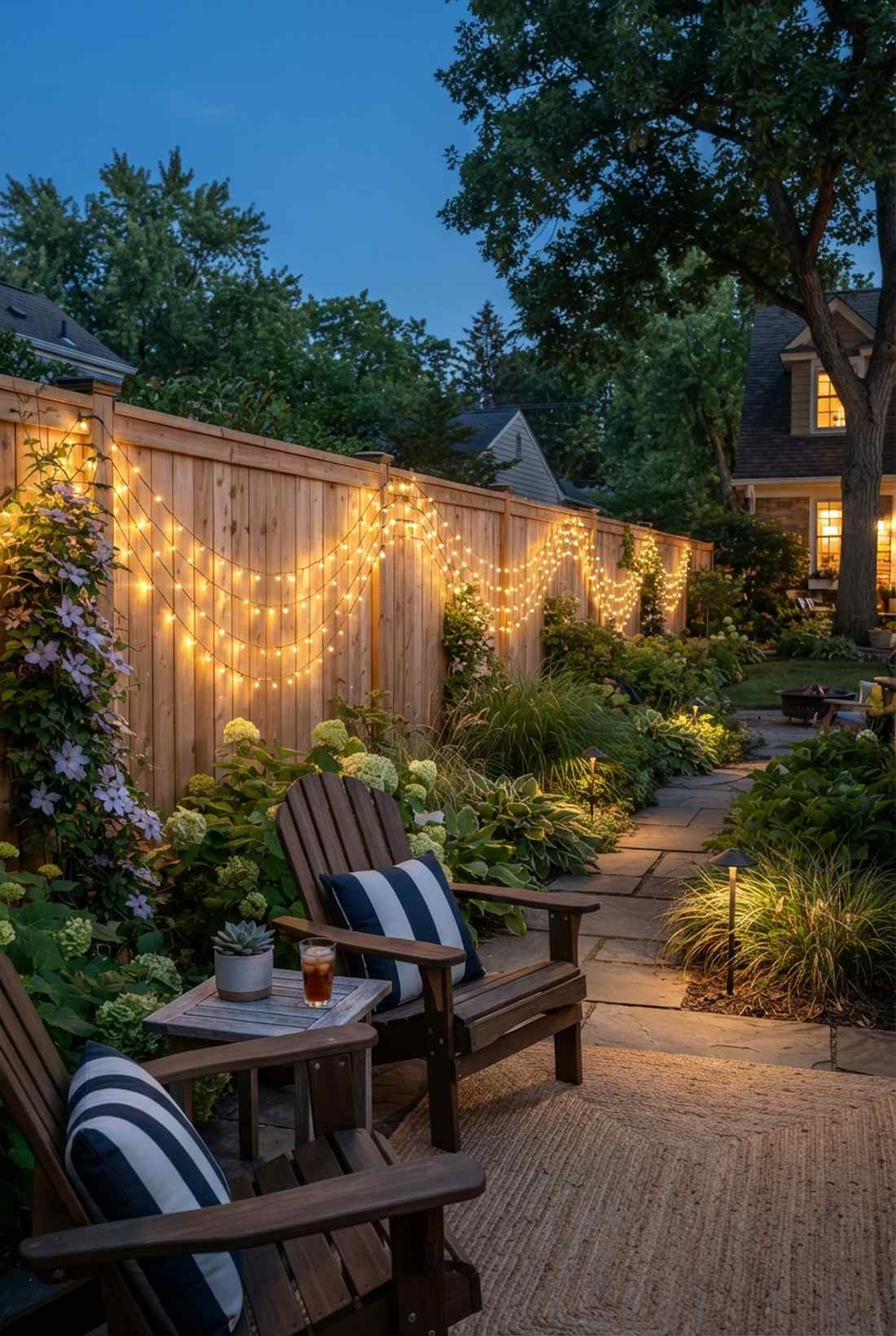 fence mounted wave pattern