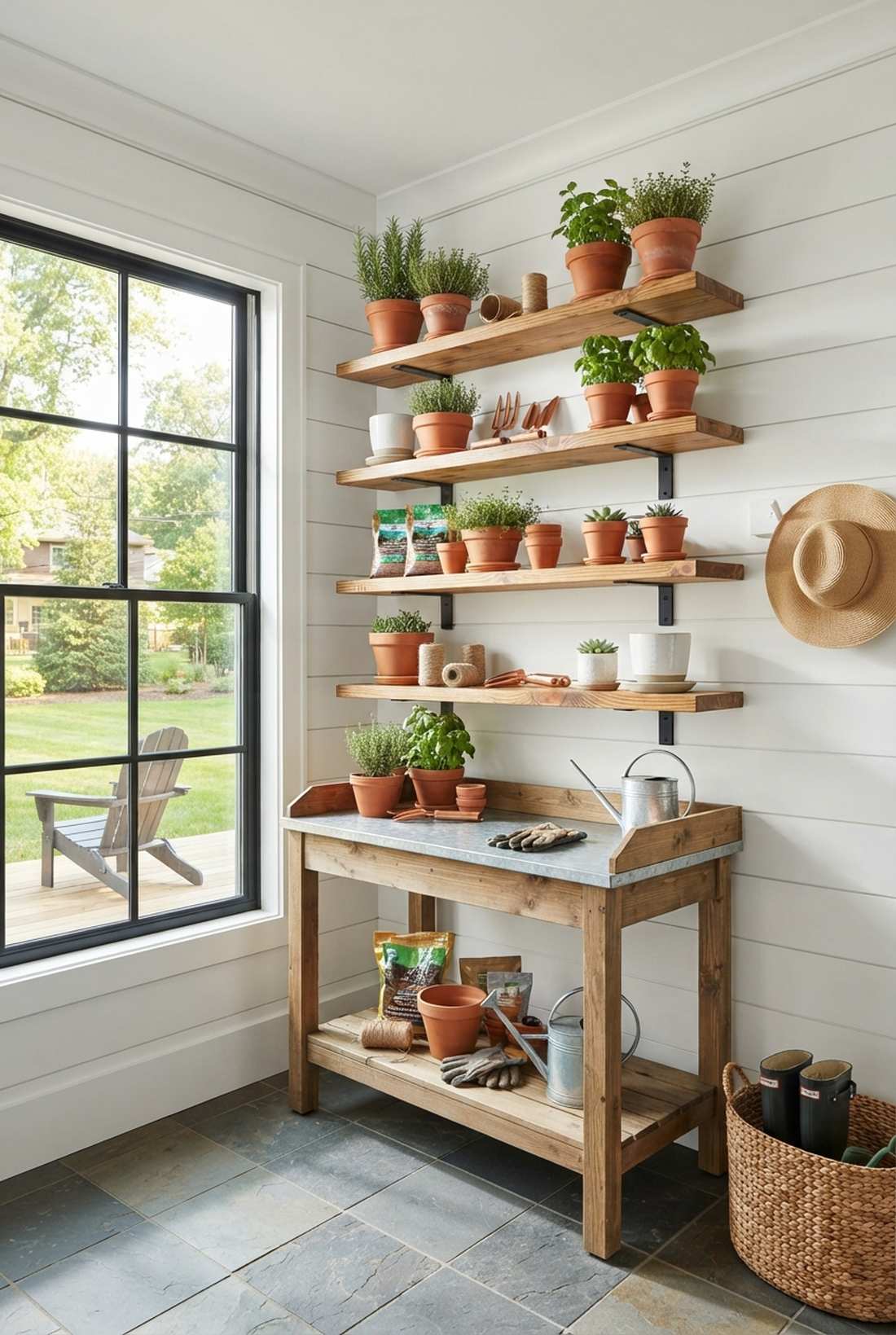 floating shelf array
