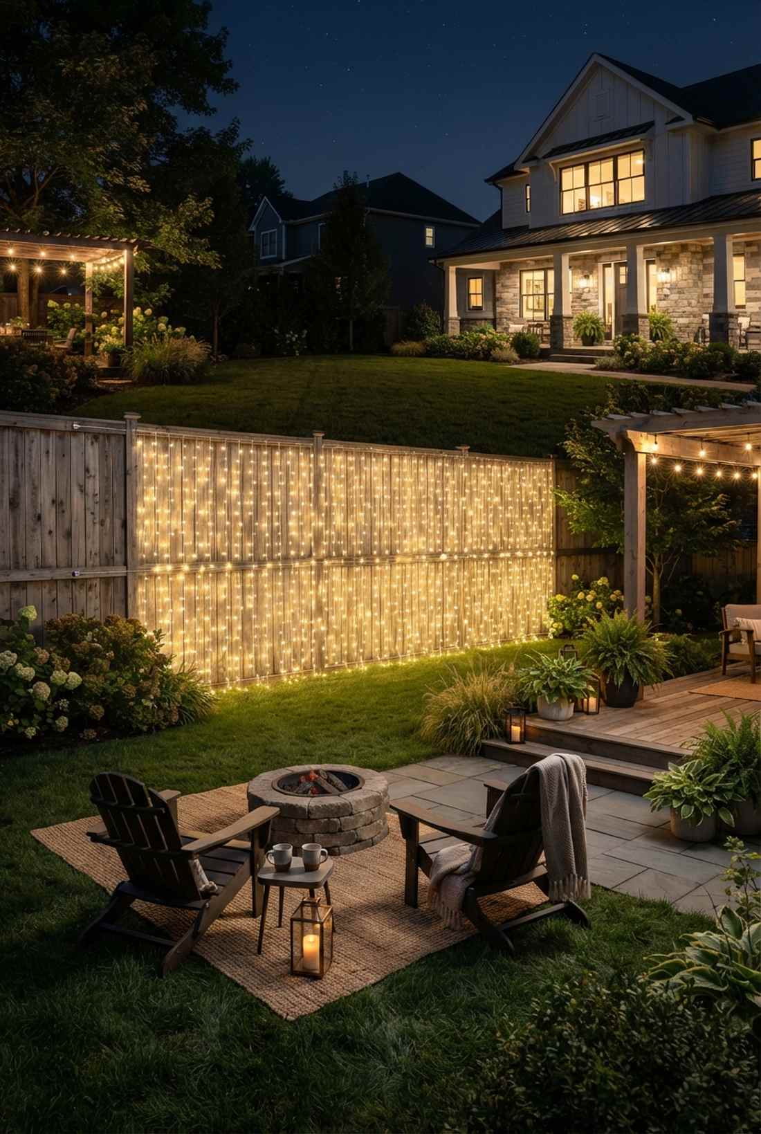 full fence light wall