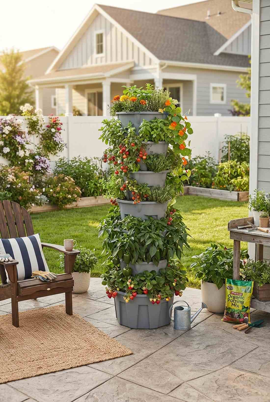 garden tower two composting planter