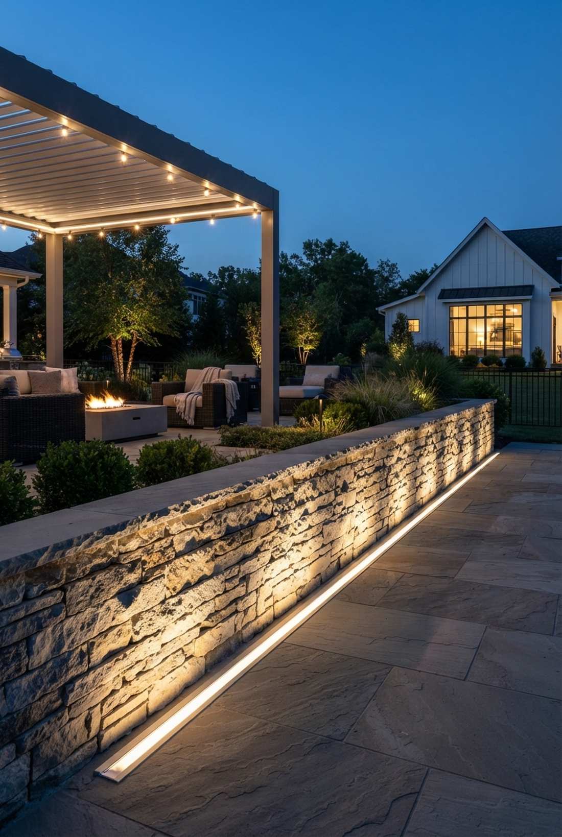 linear strip wall grazer