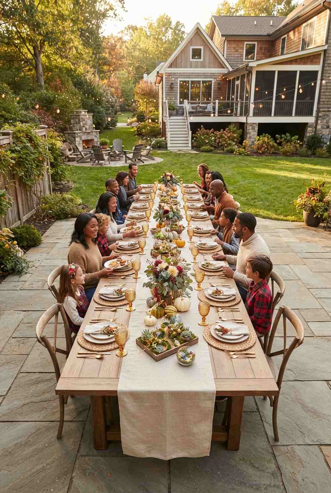 long banquet dining table