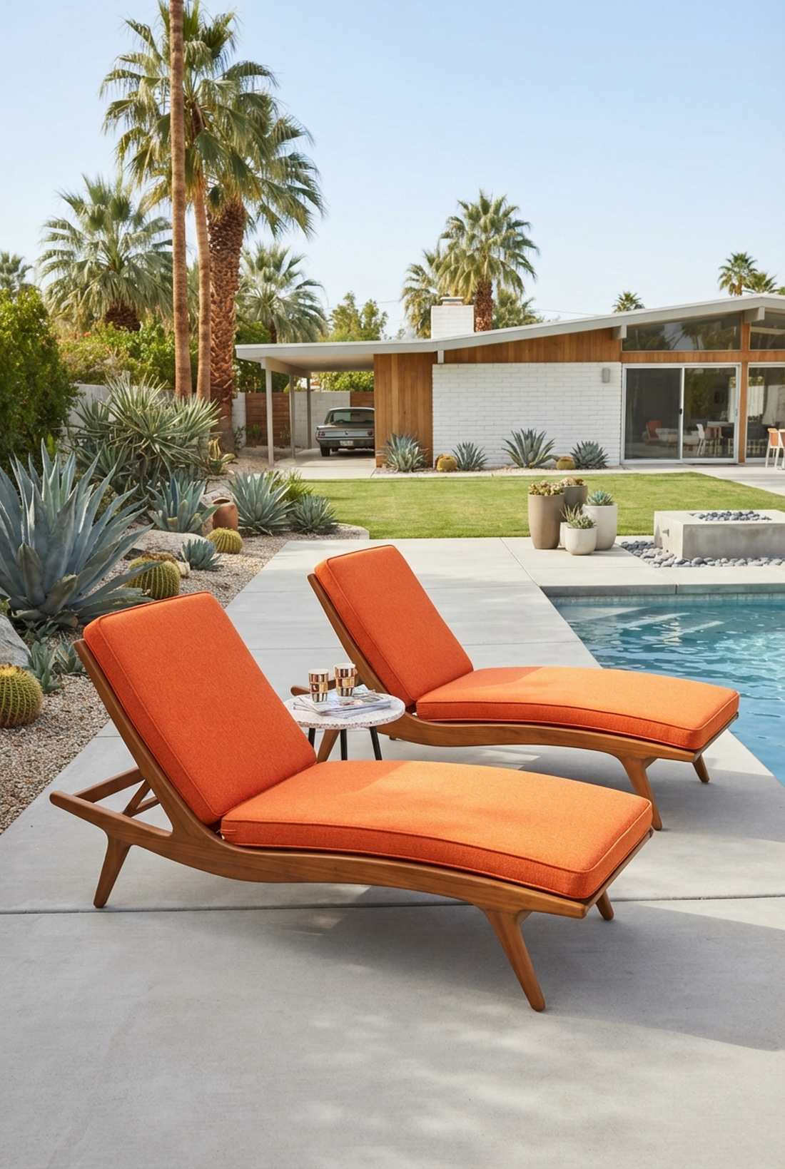 mid century modern lounge chairs
