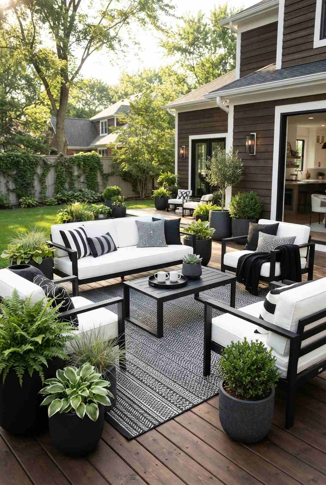 monochrome black and white scheme