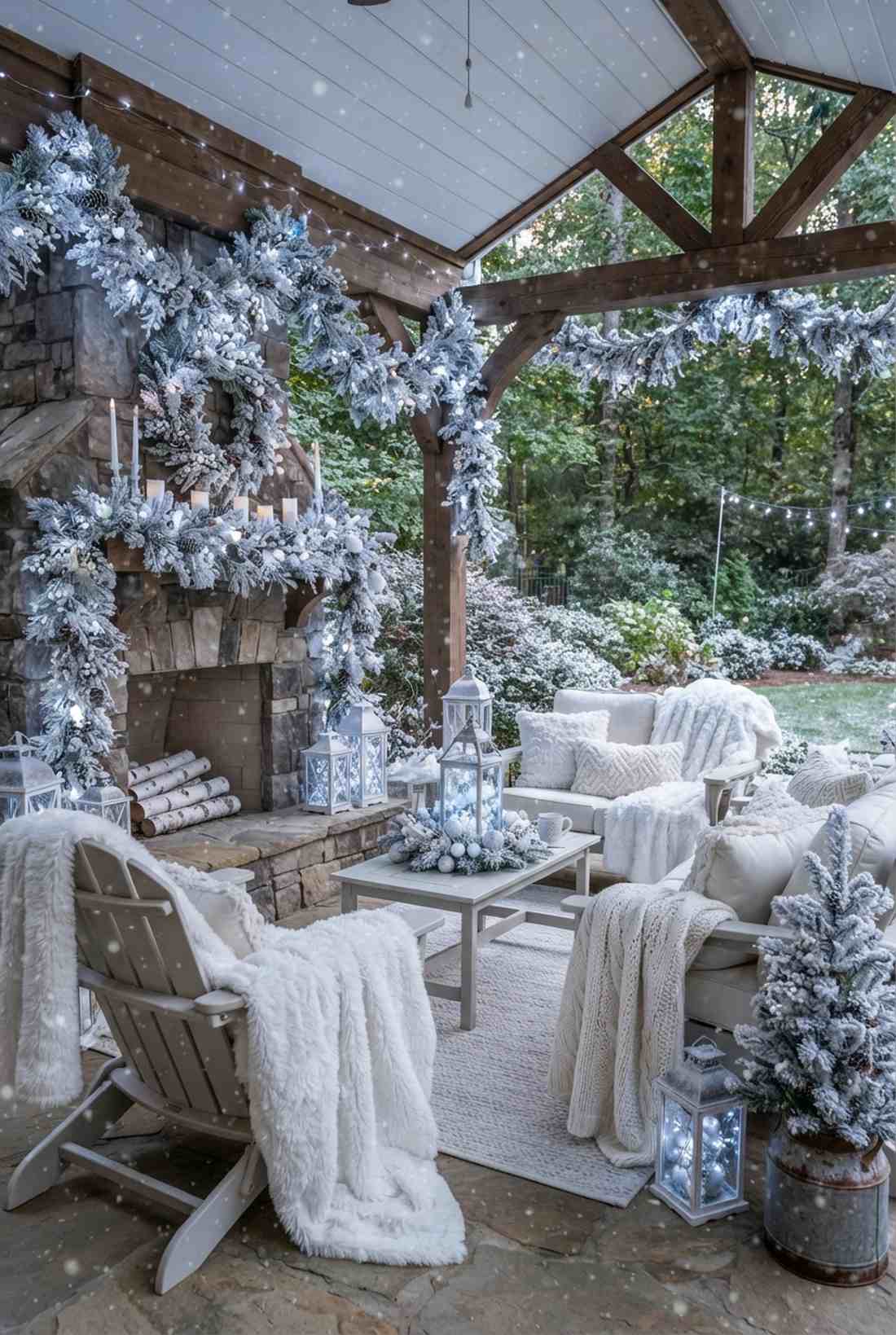 monochrome white wonderland