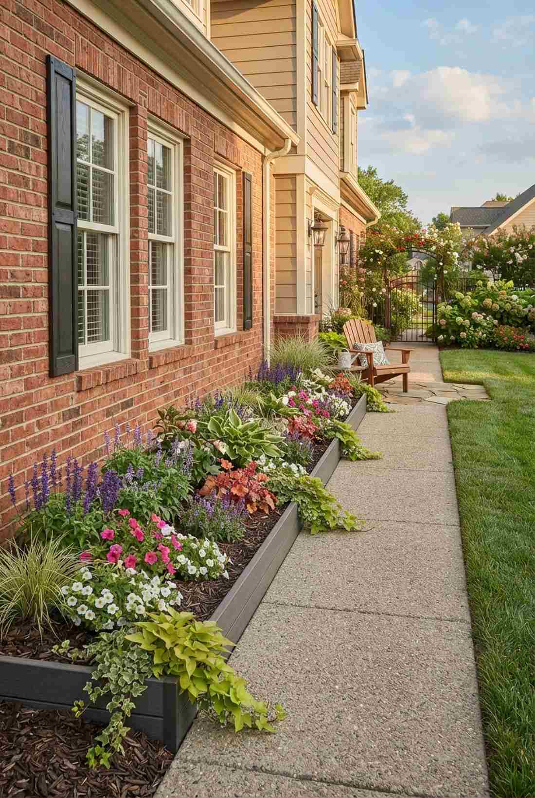 narrow border bed