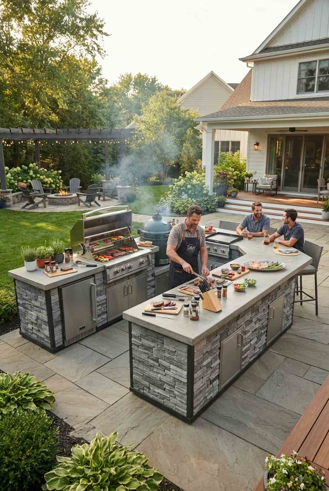 open front u kitchen
