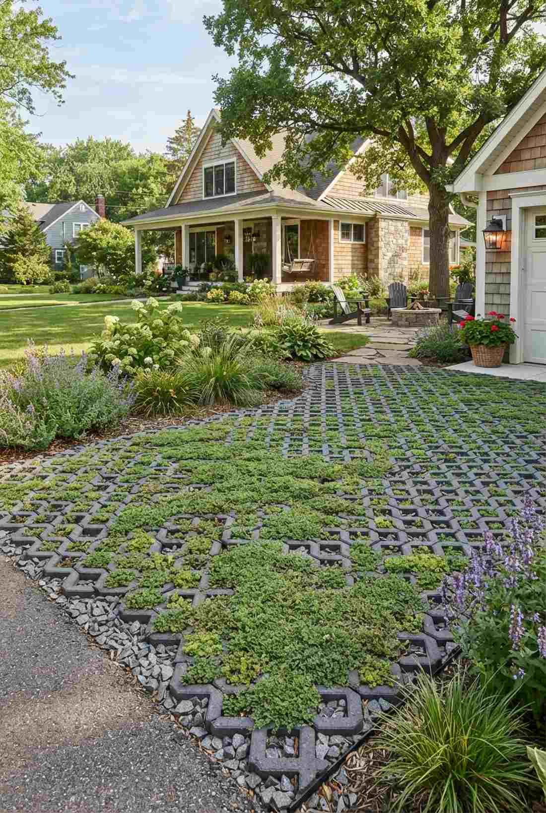 permeable paver grid