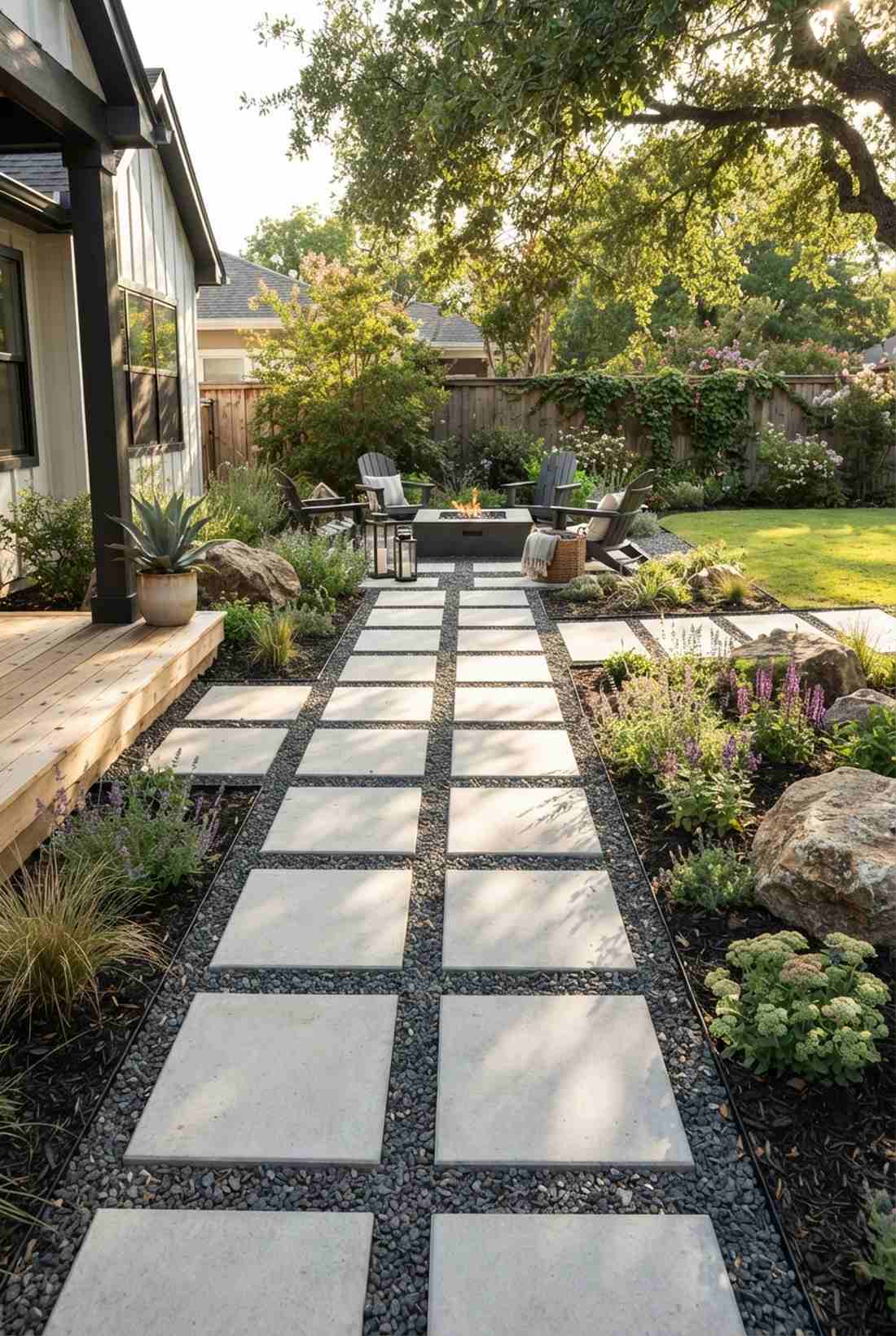 pre cast concrete stepping stones
