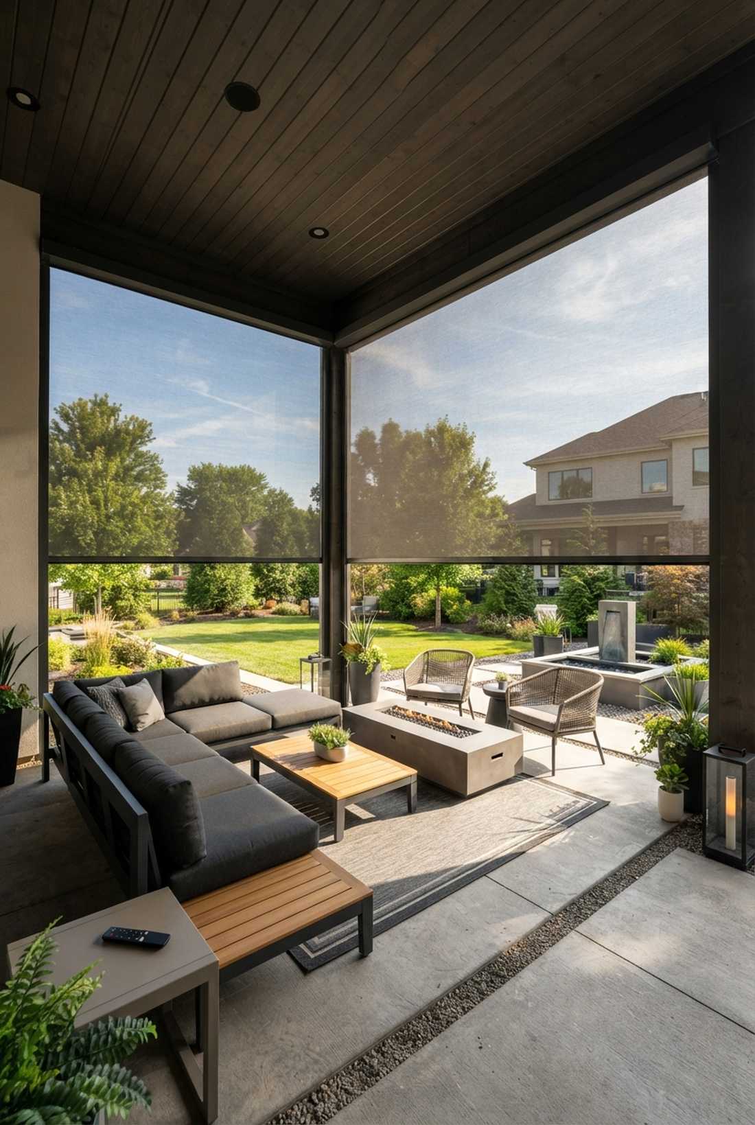 retractable roller shades with solar screens