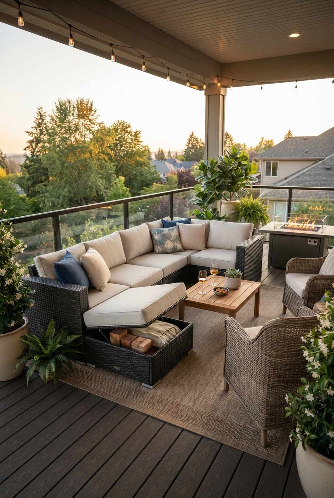 sectional with hidden storage