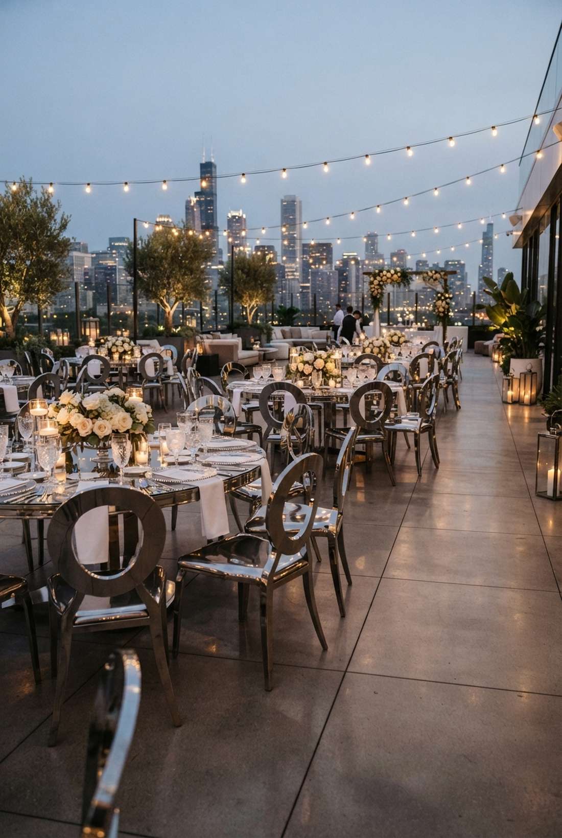 stainless steel luxury chairs