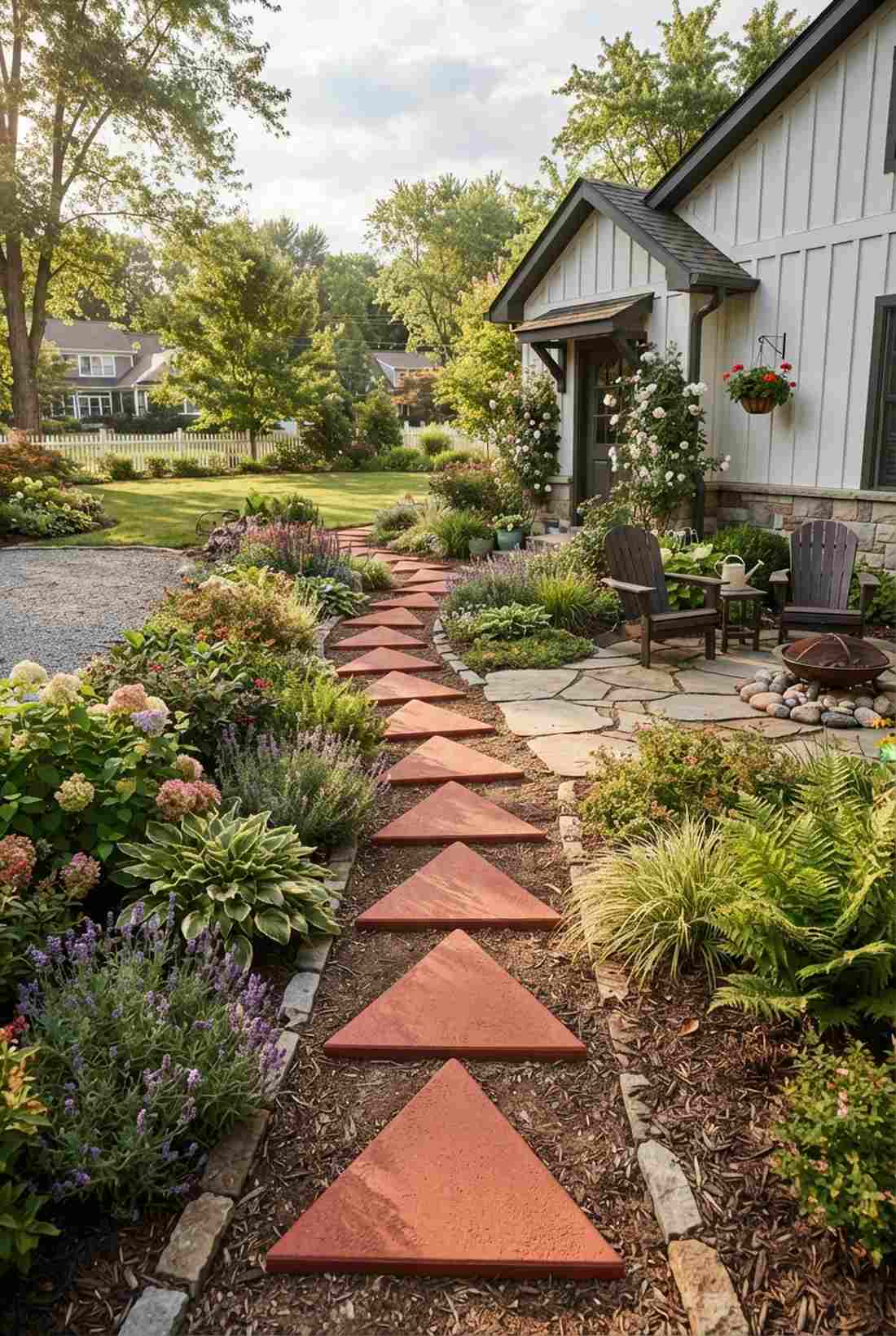 triangular directional markers
