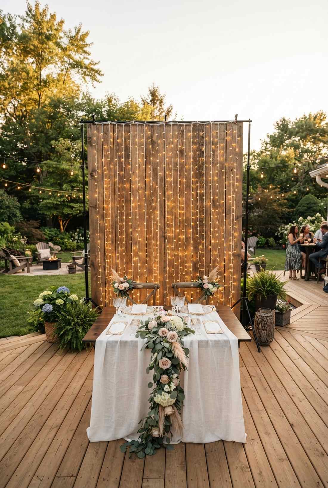 vertical light curtain backdrop