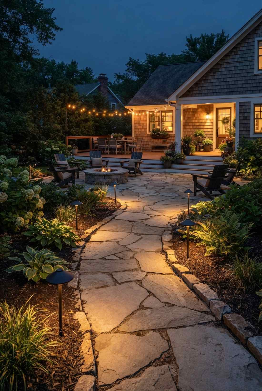 wildlife friendly amber pathway lights