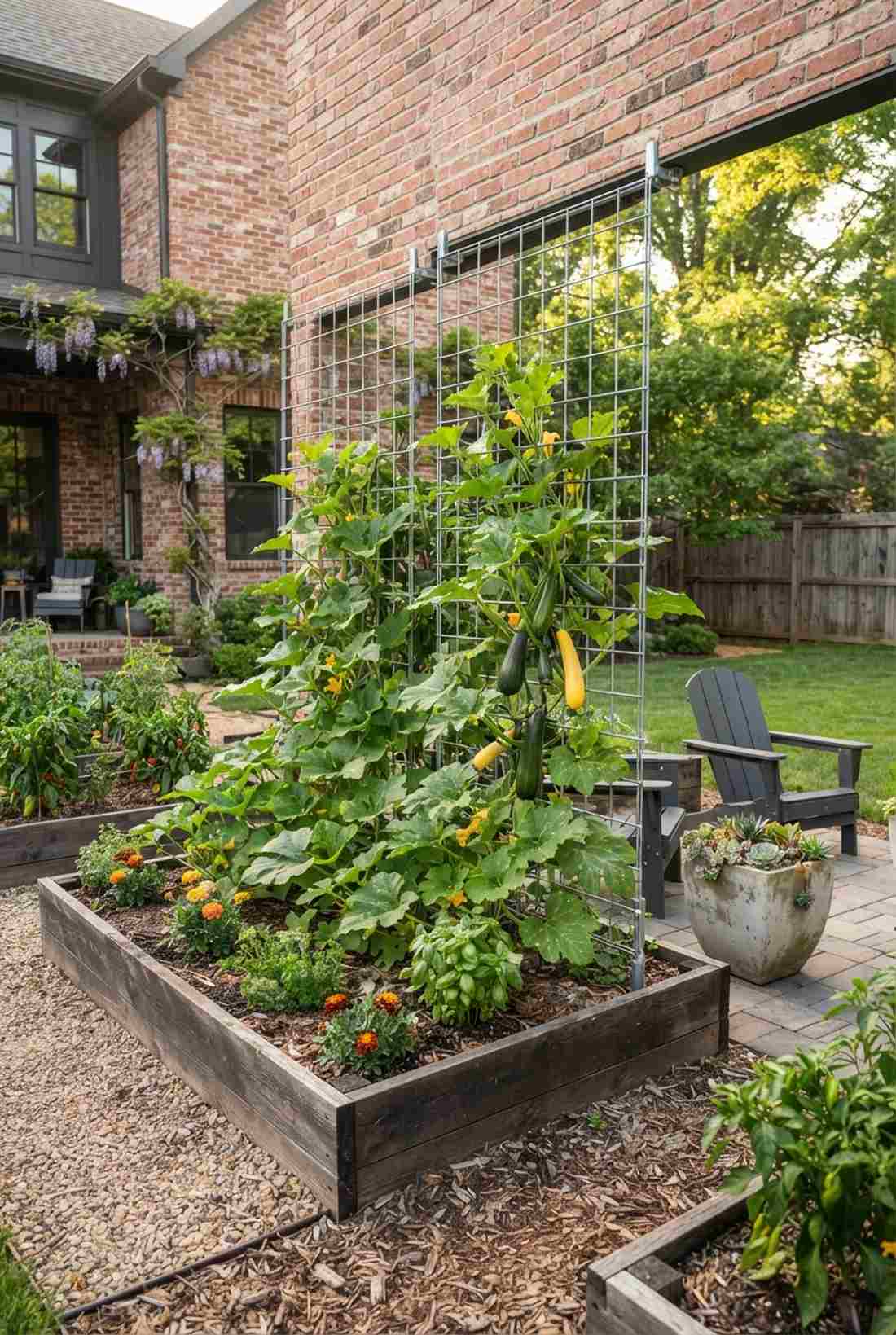 wire mesh trellis panels