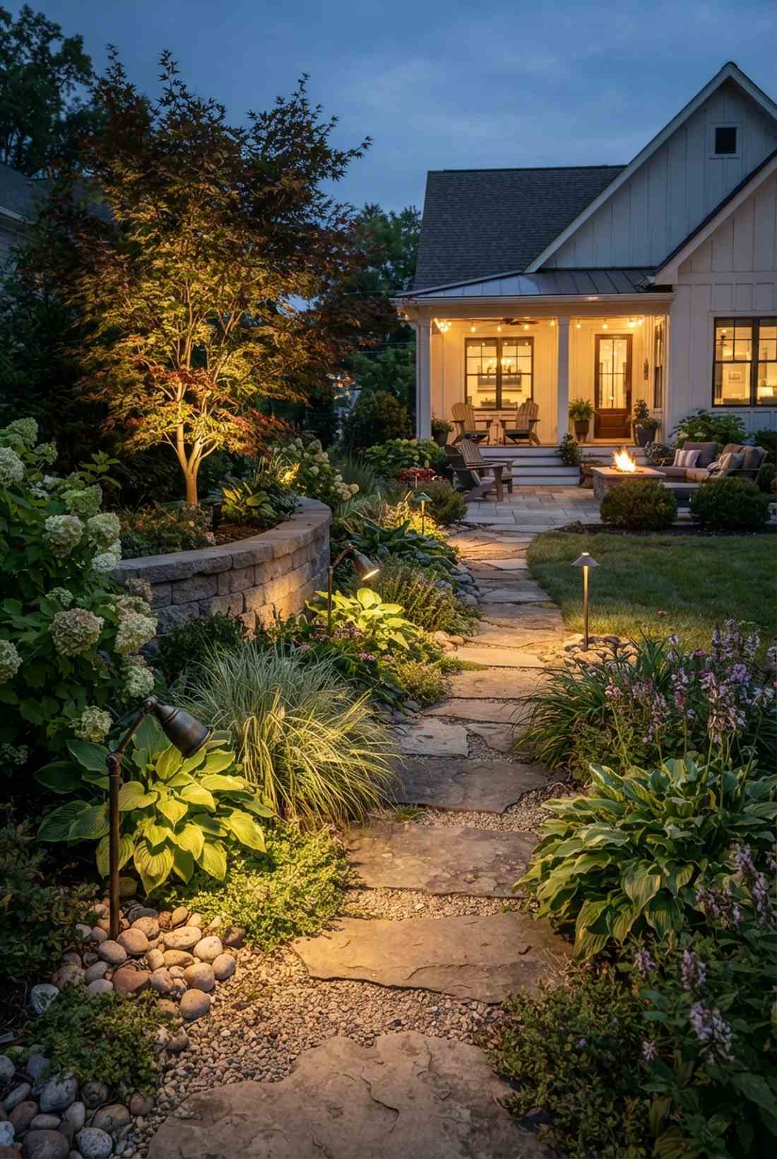 adjustable directional path lights