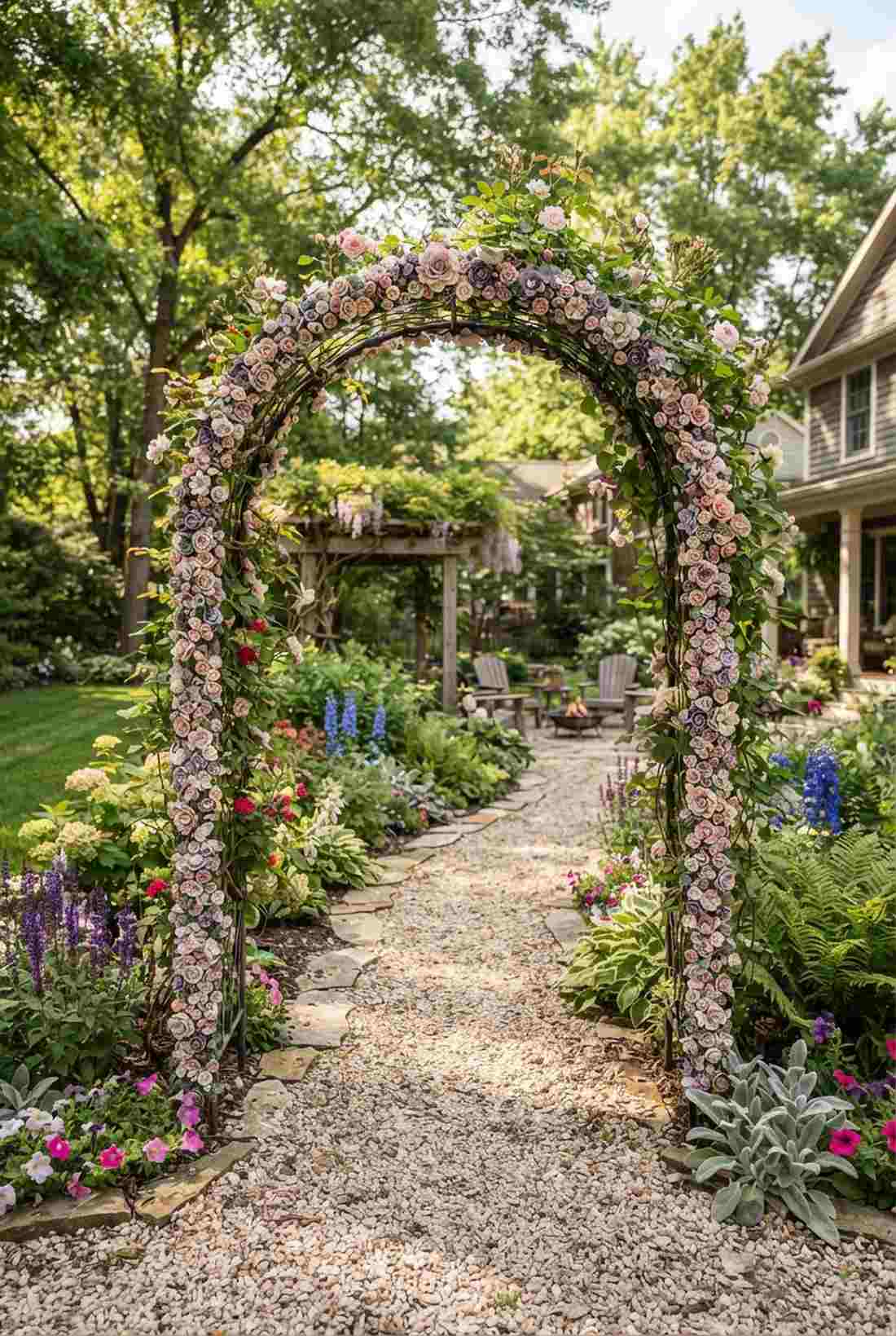 arched trellises