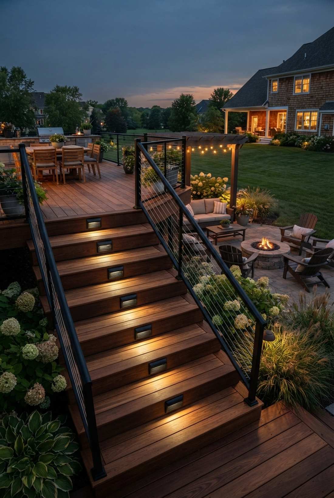 black led step lights
