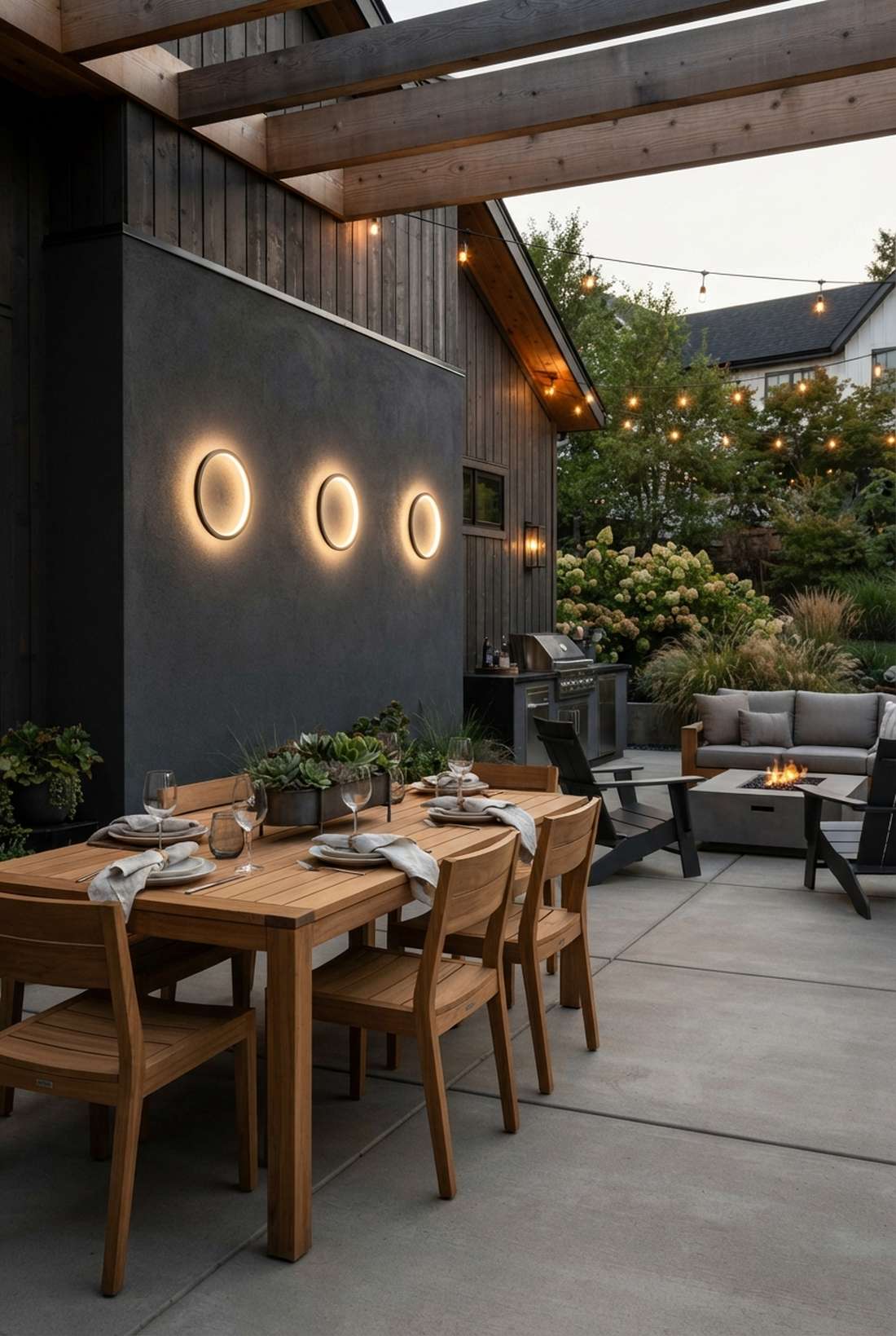 circular halo wall mount