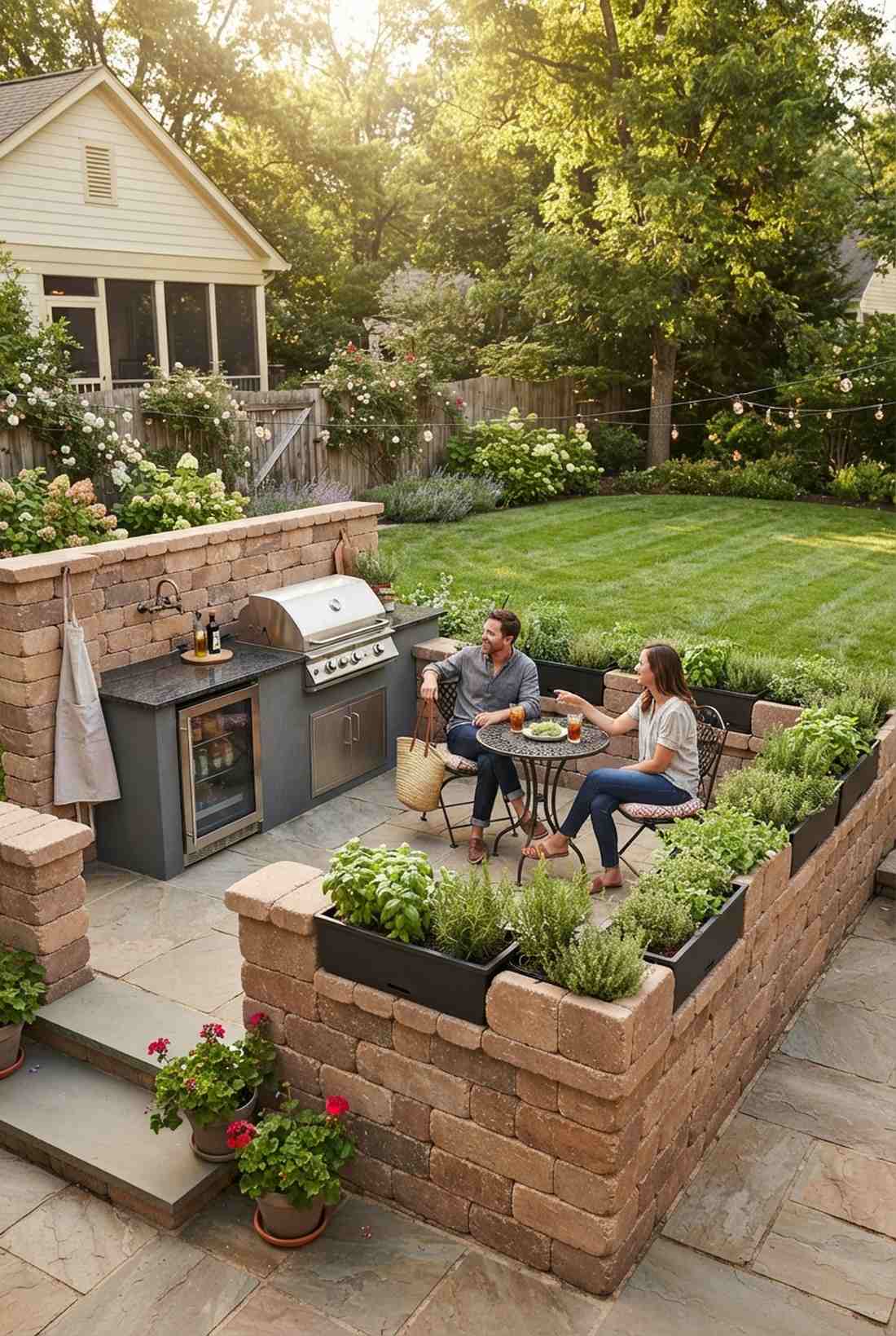 courtyard style enclosed u