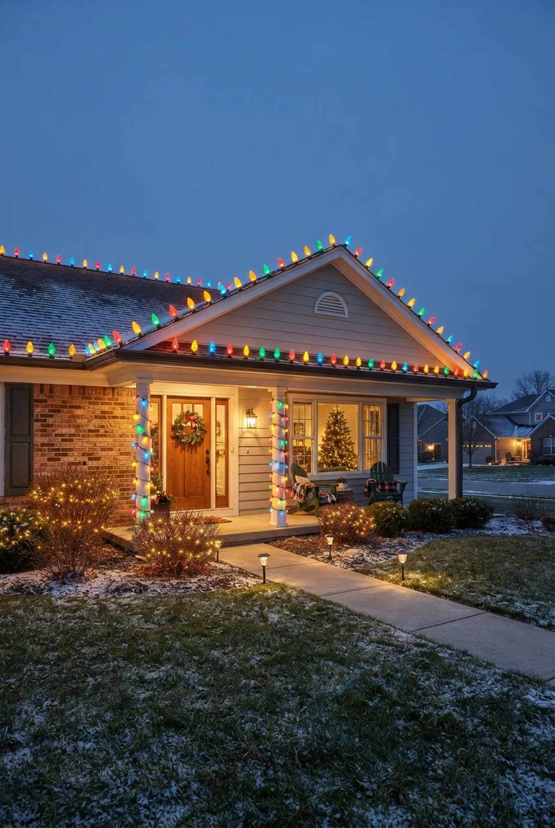 gutter edge c9 bulb display