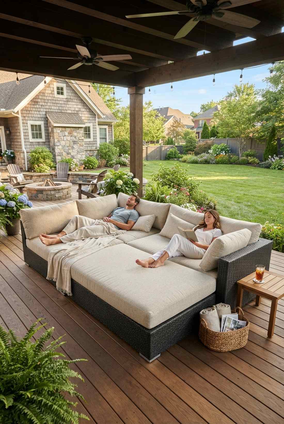 oversized chaise sectional for napping
