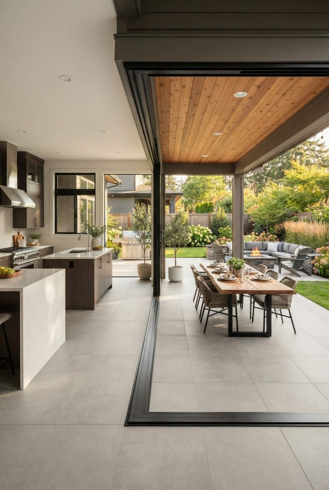 porcelain tile inside and out