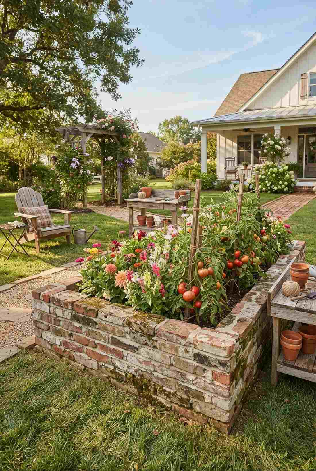 reclaimed brick cottage boxes