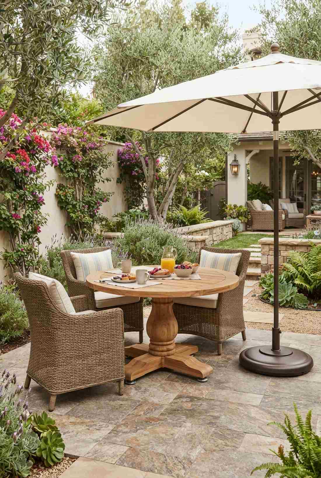 round pedestal table configuration