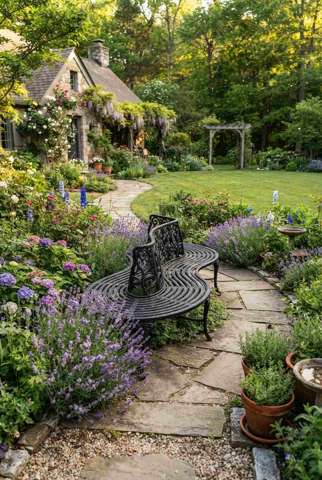 serpentine double chair
