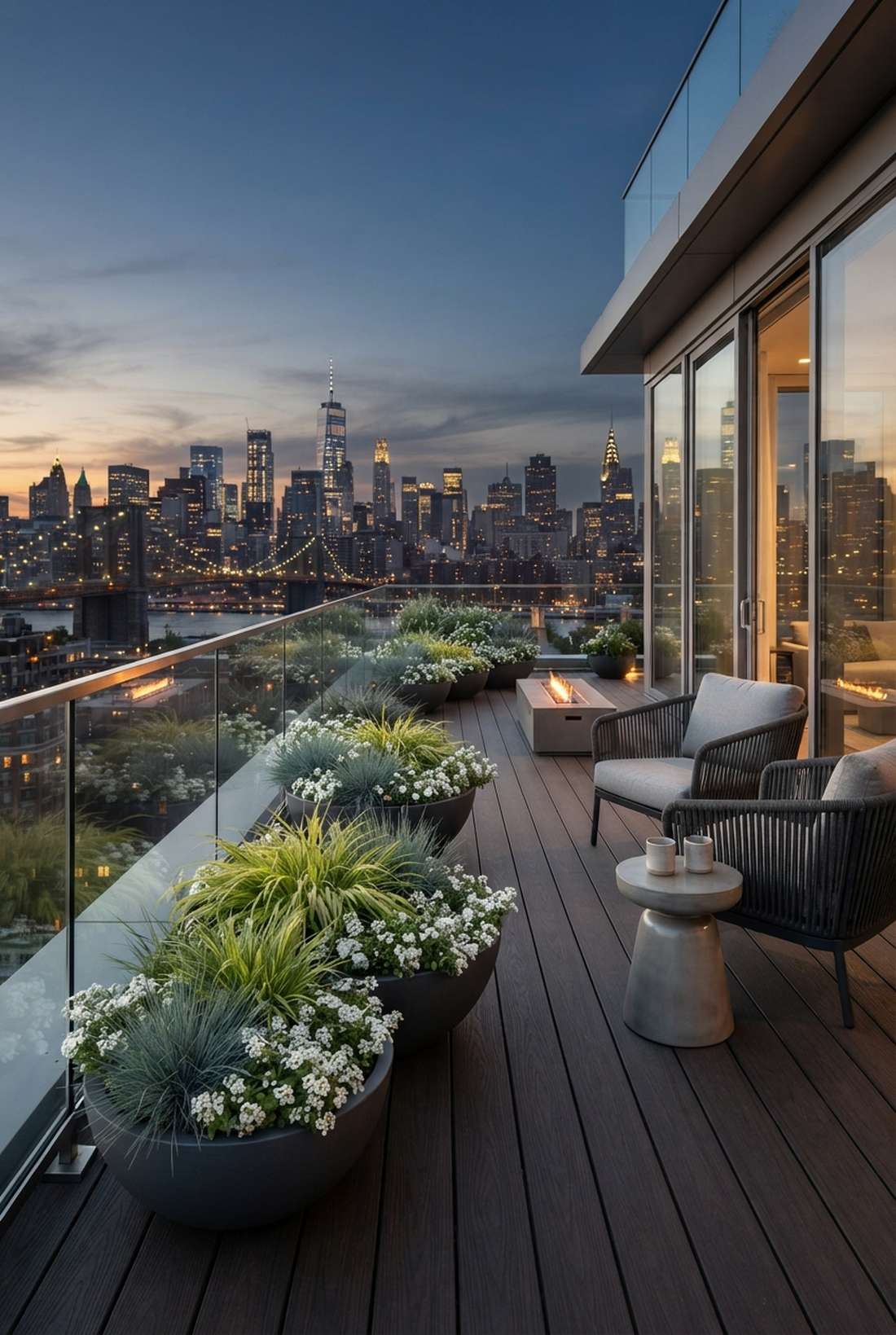 skyline view framing layout