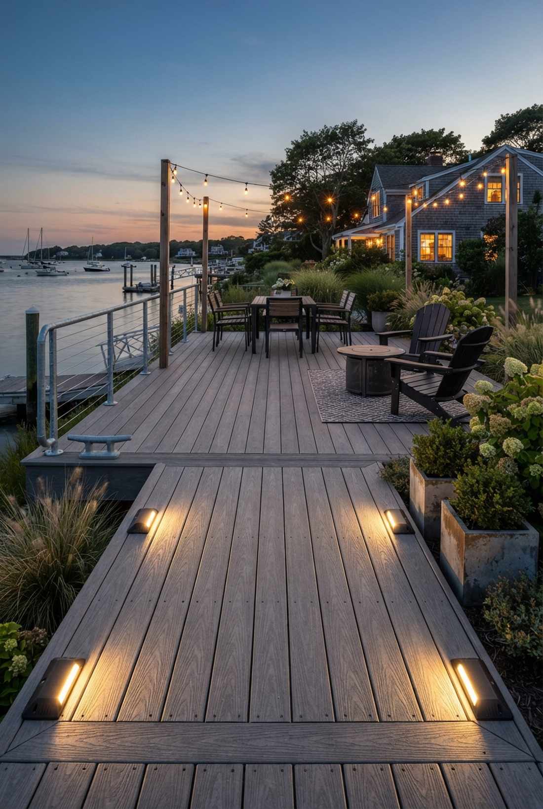 solar dock light sets