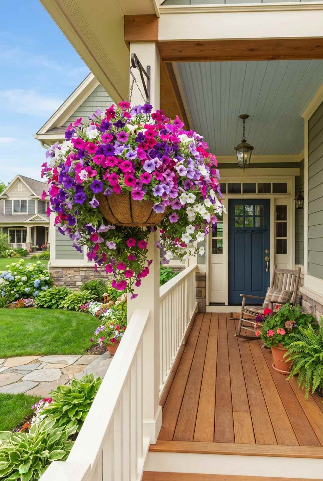 trailing petunias