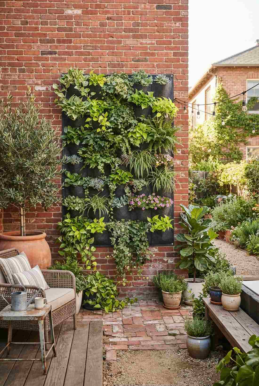 wall mounted pocket planters