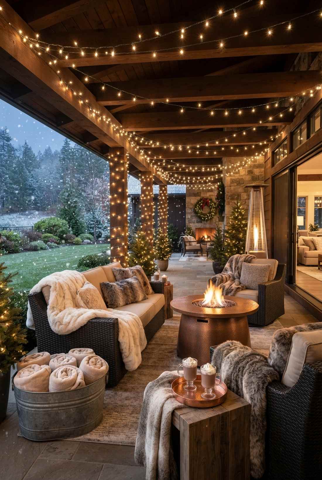 winter wonderland cocktail hour